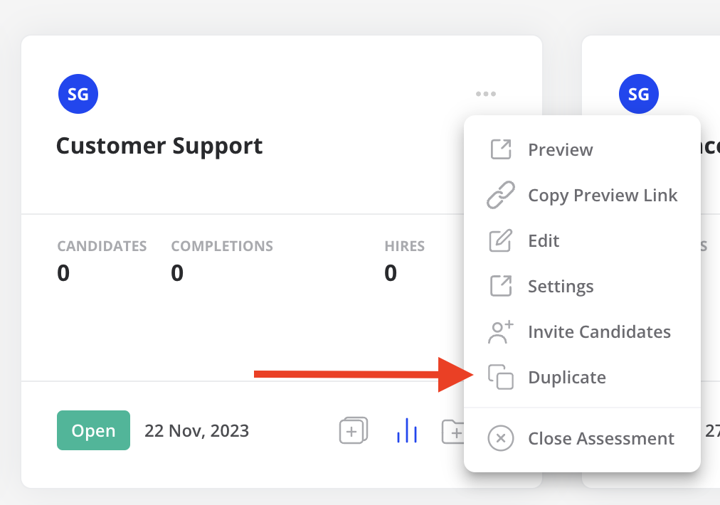 Duplicating an Assessment – Vervoe Help Center